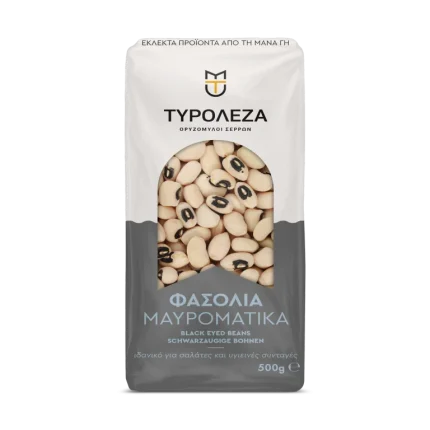 Tyroleza fasolia mavromatika - zwartoogbonen 500 gr