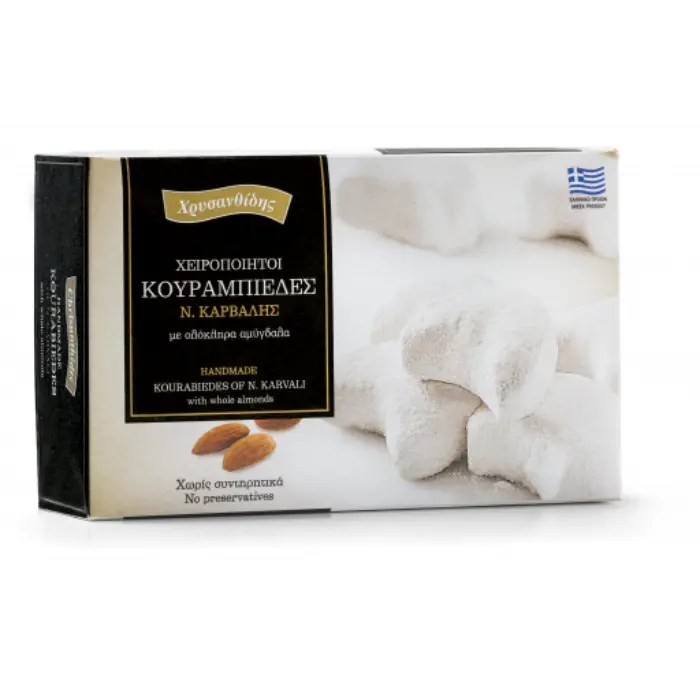 Chrisanthidis Kourabiedes met amandelen 430 gr