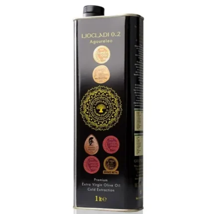Liocladi Premium Extra Virgin Olijfolie Agoureleo 0,2% 1 Liter Blik