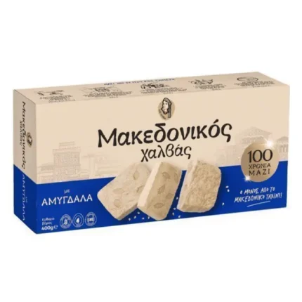 Haitoglou Makedonikos halvas met amandelen 400 gr