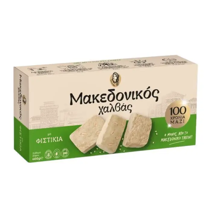 Haitoglou Makedonikos halvas pistache 400 gr