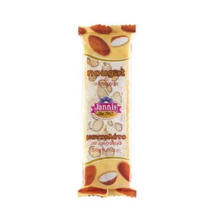 Jannis Nougatrepen met Amandelen 40 gr