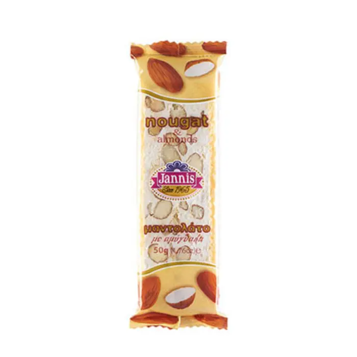 Jannis Nougatrepen met Amandelen 40 gr