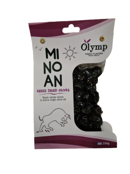 Olymp ÔÇô Minoan Griekse Gedroogde Olijven 250 gr