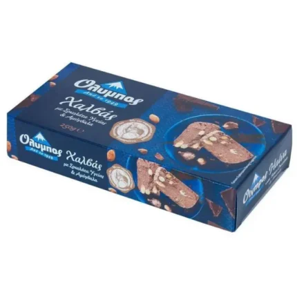 Olympos Halvas pure chocolade en amandelen 250 gr