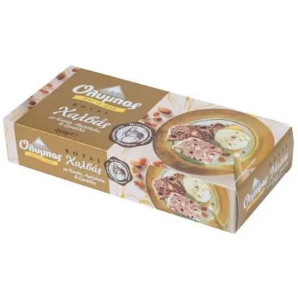 Olympos Halvas amandelen, cacao en rozijnen 250 gr