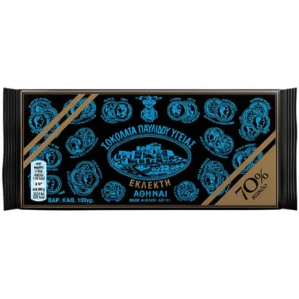 Pavlidis pure chocolade 70% cacao 100 gr