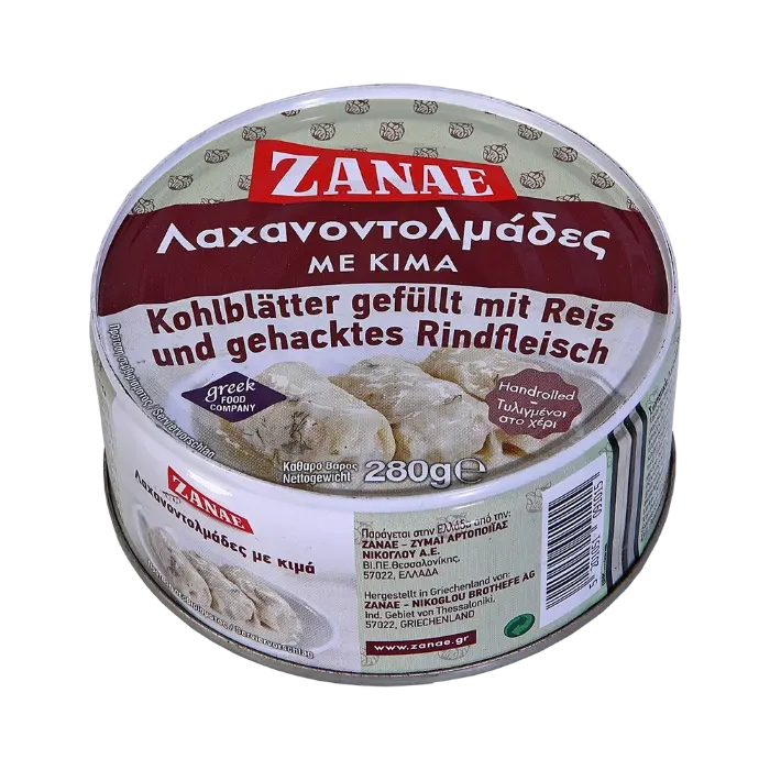 Zanae Koolbladeren met rijst en gehakt 280 gr