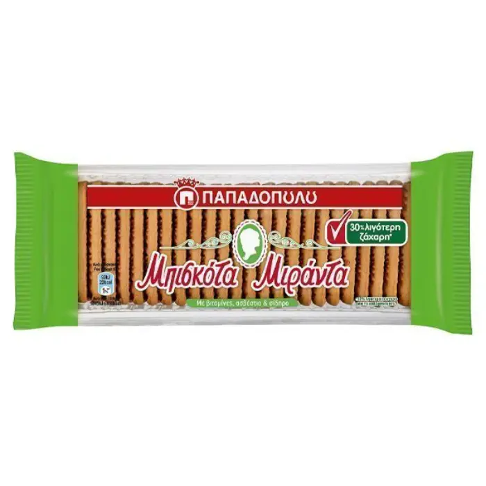 Papadopoulou Miranda biscuit minder suiker 250 gr
