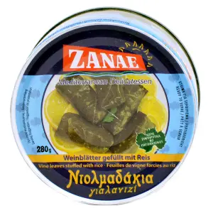 Zanae Wijnbladeren met rijst in blik 280 gr