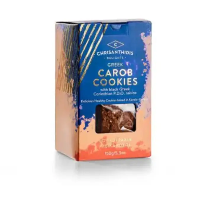 Chrisanthidis - Carob cookies - Johannesbrood koekjes 150 gr