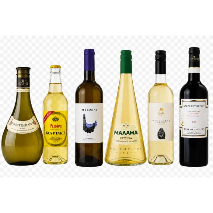 Pakket Retsina selectie 6 flessen