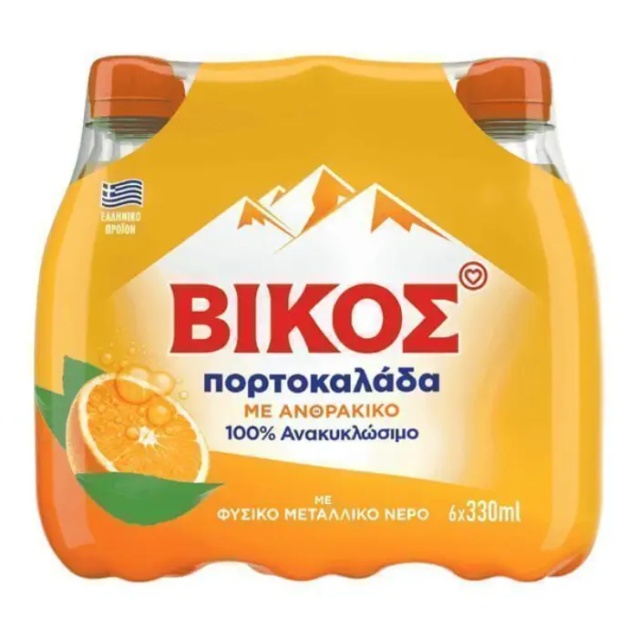 Vikos Sinaasappel 6 x 330 ml