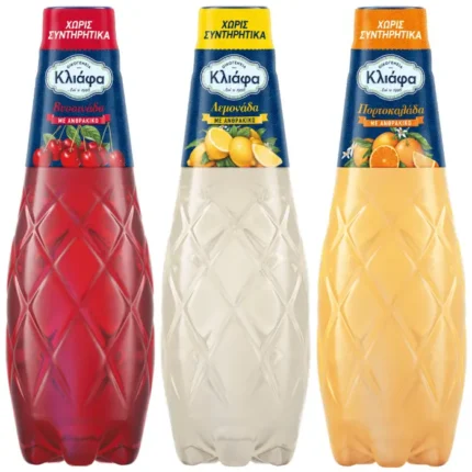 Kliafa 3 smaken (Sinas,lemonada,vissinada) - 10%