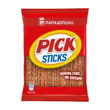 Papadopoulou Pick Sticks met sesam vegan 45g
